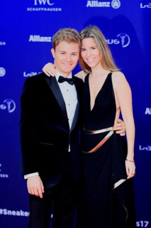 Formula 1 World Champion Nico Rosberg with woman Vivian Sibold