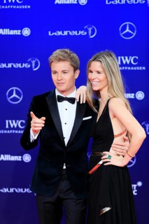 Formula 1 World Champion Nico Rosberg with woman Vivian Sibold