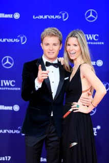 Formula 1 World Champion Nico Rosberg with woman Vivian Sibold