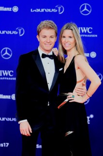 Formula 1 World Champion Nico Rosberg with woman Vivian Sibold
