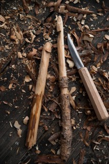 Carved crochet hook