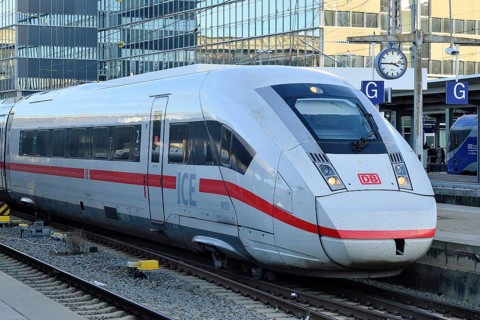 Railcar ICE 4 at the main station