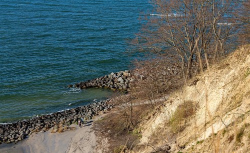 Coastal landscape near Lietzow on the island of Ruegen