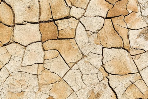 Parched soil