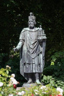 Figure of Emperor Charlemagne