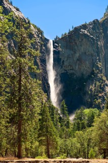 Bridalveil Fall in Yosemite National Park