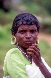Paniya tribal woman in Wayanad