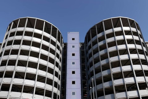 Modern multi-storey car park