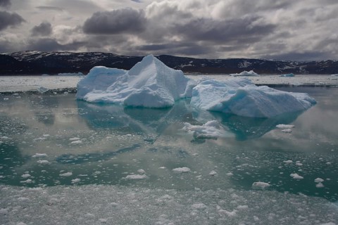 Ice chunks in Disko Bay