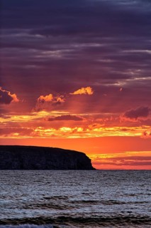 Silhouette of the island Lilla Karlsoe