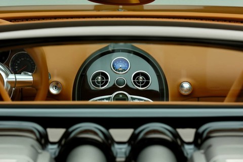 Sports car special model Rembrandt Bugatti from the series Les Legendes de Bugatti. The model