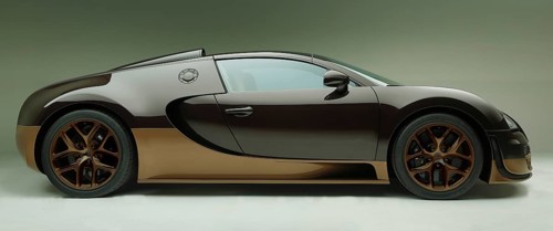 Sports car special model Rembrandt Bugatti from the series Les Legendes de Bugatti. The model