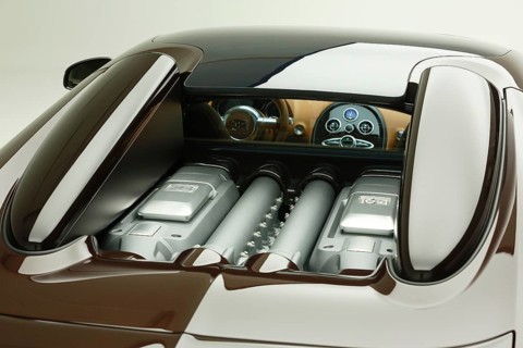 Sports car special model Rembrandt Bugatti from the series Les Legendes de Bugatti. The model