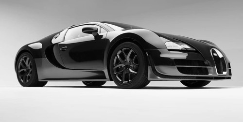 Sports car special model Rembrandt Bugatti from the series Les Legendes de Bugatti. The model