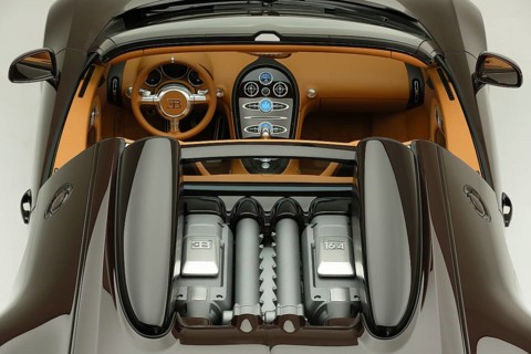 Sports car special model Rembrandt Bugatti from the series Les Legendes de Bugatti. The model