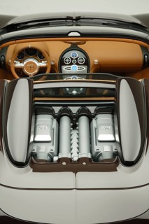 Sports car special model Rembrandt Bugatti from the series Les Legendes de Bugatti. The model