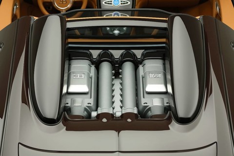 Sports car special model Rembrandt Bugatti from the series Les Legendes de Bugatti. The model