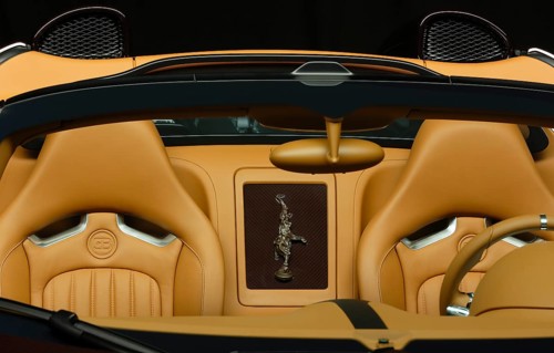Sports car special model Rembrandt Bugatti from the series Les Legendes de Bugatti. The model