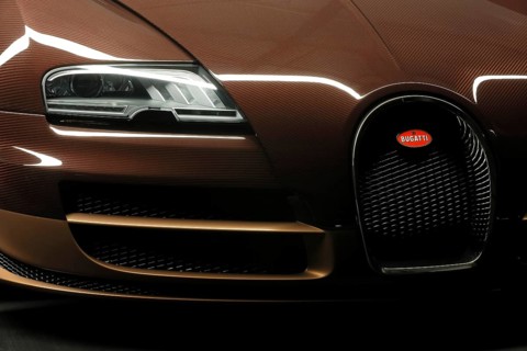 Sports car special model Rembrandt Bugatti from the series Les Legendes de Bugatti. The model