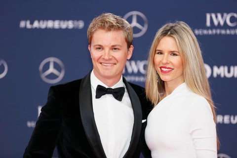 Nico Rosberg with woman Vivian Sibold