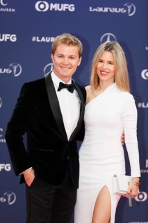 Nico Rosberg with woman Vivian Sibold