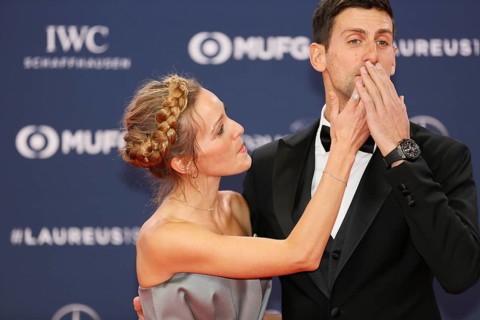 Novak and Jelena Djokovic