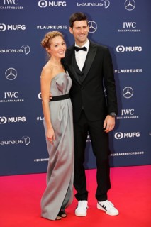 Novak and Jelena Djokovic