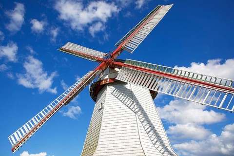 Historic windmill Eyendorf from 1897