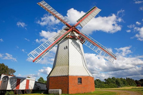 Historic windmill Eyendorf from 1897