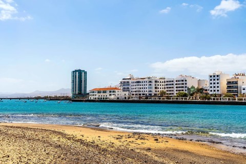 Arrecife cityscape seen from San Gabriel castle