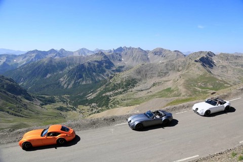Mountain pass Col de la Bonette