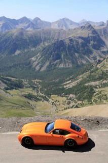 Mountain pass Col de la Bonette