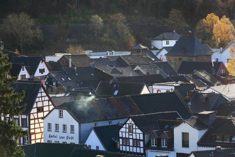 Bad Muenstereifel seen from the city wall