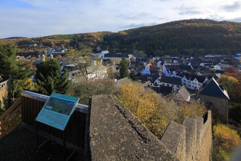 Bad Muenstereifel seen from the city wall