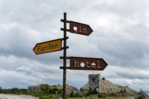 Rusty iron signs
