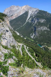 View of Monte Cotolivier near Bardonecchia