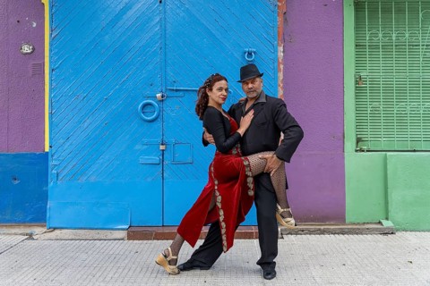 Tango dancers
