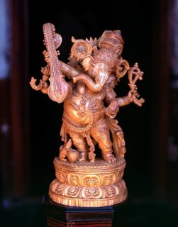 A Sandalwood Ganesha in Mysore or Mysuru