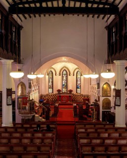 St. Stephen's church interior in Ooty or Udhagamandalam