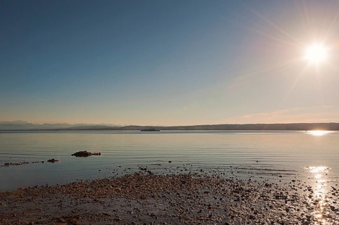 Lake Ammer at sunset