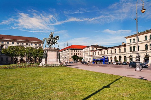 Equestrian statue of King Ludwig I King of Bavaria