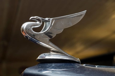 Radiator mascot on a 1935 Chevrolet Standard Sedan