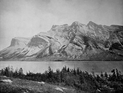 Lake Minnewanka is a glacial lake in the eastern area of Banff National Park in the province of Alberta