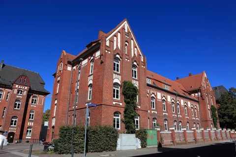 Former barracks staff building