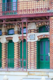 Wilhelminian and Art Nouveau villas in the Mersois neighbourhood on the Mers-les-Bains promenade