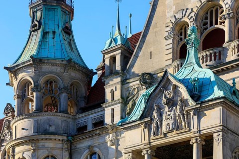 Entrance facade on Trammplatz