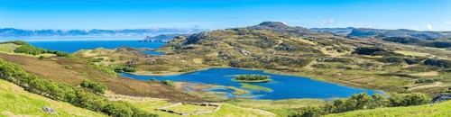 Loch Achan Lochaidh and Loch Eriboll