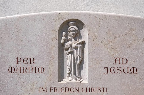 Gravestone of Prelate Alfons M. Grueneis at St. Michael's Cemetery