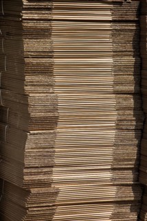 Brown color cardboard stock as a background