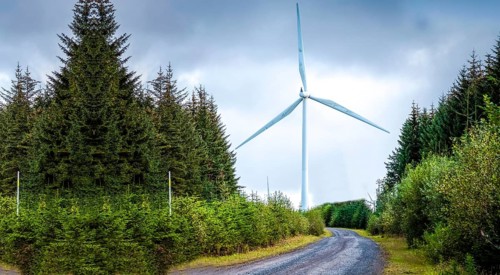Windmill in the field